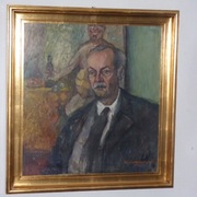 Obraz  pt. " Portret mężczyzny " / 1965 r. 
