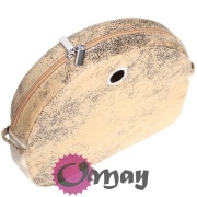 Beżowy organizer do Obag MOON LIGHT Nakrapiany Biszkopt 2 kieszenie OMAY