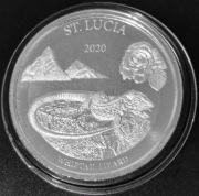 Srebrna moneta bulionowa Whiptail Lizard - 1 oz uncja srebro. Czytaj opis