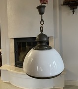 Lampa wisząca duży klosz