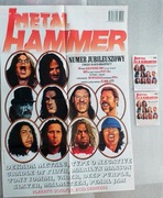 Plakat kalendarz Metal Hammer 2001 w formacie A1 + pocztówka + naklejka
