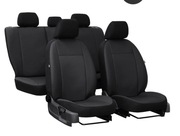 Pokrowce Samochodowe Skórzane Pelle, Czarne Uniwersalne