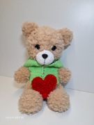 Miękki przytulny miś ręczna robota 