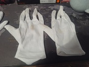 Rękawiczki białe do prac elektrycznych