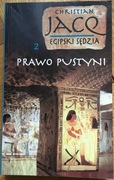 Książka - Christian Jacq „Egipski sędzia tom 2: Prawo pustyni”
