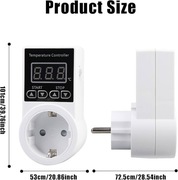 Termostat gniazdko z czujnikiem, regulator temperatury,gniazdko elektryczne