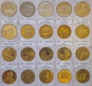 Komplet monet 2 zł okolicznościowych + klaser i foldery