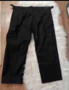 Czarne męskie bojówki 