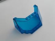 Lego szyba 2826 Trans Dark Blue do 6175 Aquazone z lat 90