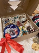 DUŻY BOX PREZENTOWY,KOSZ PREZENTOWY, PREZENT NA ŚWIĘTA,POD CHOINKĘ