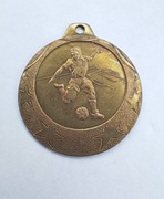 Medal złoto piłka nożna fi 40 mm gwiazdy
