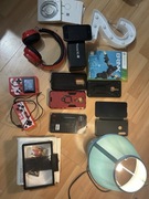 Mix wszystkiego. Elektronika, etui, gra Xbox 360, słuchawki, telefon.