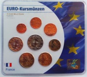 FRANCJA 2021  ZESTAW 1 CENT - 2 EURO MENNICZE  !!!!!!!!