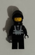 Lego Space figurka kosmonauty czarny strój