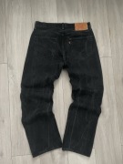 Czarne jeansy levis 501 33/30 custom 