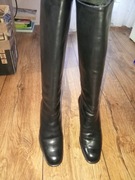 Salmaso włoskie długie kozaki skórzane. Rozmiar 40