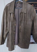 Kurtka skórzana brązowa rozmiar L.