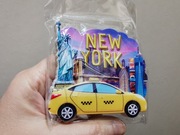 Zagraniczny magnes na lodówkę USA Nowy Jork żółta taksówka