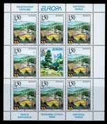 Rep. Serbska 1999 - EUROPA CEPT, Mi 125** w arkusiku