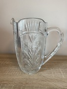 Wazon dzbanek kryształowy kryształ ciężki PRL ozdobny vintage