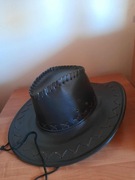 KAPELUSZ CZARNY KOWBOJSKI