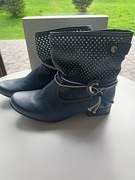 Botki nieocieplane dziecięce Kornecki 4269 granat rozmiar 32