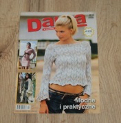 Gazeta Dama w swetrze schematy na druty 4/2008