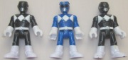 IMAGINEXT / POWER RANGERS / ZESTAW 3 FIGUREK / 7cm