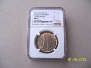 10 zł. 1964 Kazimierz Wielki  NGC  MS65