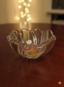 Szklana misa na cukierki, Vintage, Walther Glas. Patera. Szkło barwione.