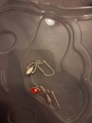 Kolczyki srebne Vintage stare #21 (Warmet) PRL