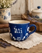  Ceramiczna filiżanka / kubek „Uli” – ręcznie zdobiona 