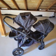 Wózek bliźniaczy podwójny spacerówka blizniacza