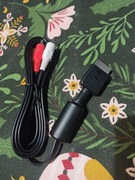 Kabel AV do konsoli PlayStation oryginalny nowy TV