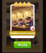 Monitorowanie monet / Coin Master karty