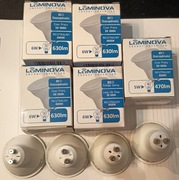 "żarówka" LED GU10 - 6W + 5W = 9szt.