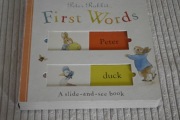Peter Rabbit First Words A slide -and-see-book / przesuwane obrazki