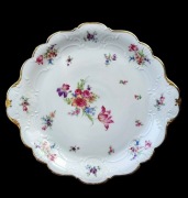 Bogato zdobiona patera, talerz NA OWOCE Bavaria porcelana 