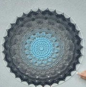 Mandala, Handmade łapacz snów na prezent, nowoczesny, retro wystrój wnętrz 