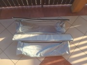 Torba siedzisko do pontonu łodzi 115cm Szara