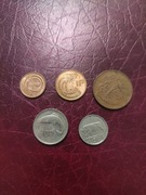 Irlandia 1/2, 1, 2, 5, 10 pensów