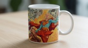 Supergirl: Woman of Tomorrow komiks prezent dla fana geeka kubek ceramiczny