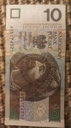 Banknot 10zł seria AY stan dobry 