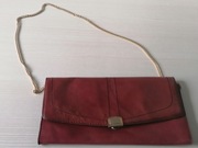 Vintage torebka do ręki złoty łańcuch kopertówka 