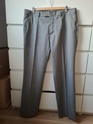 52 Mexx męskie klasyczne szare czarne spodnie garniturowe w pepitke pepitka