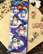 Drewniane puzzle „Bałwanki” (Wielkość i liczenie)