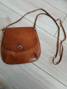 Stara skórzana torebka vintage PRL