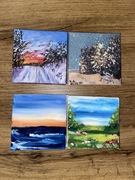 Obraz olejny malutki