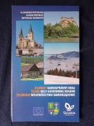 Mapa Żylińskie Województwo Samorządowe, Republika Słowacka 