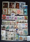 zestaw znaczków z lat 80tych, 90tych i wyżej 50 szt.